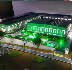 3D architecture model of Nibe Defence and Aerospace Limited by expert architecture model makers