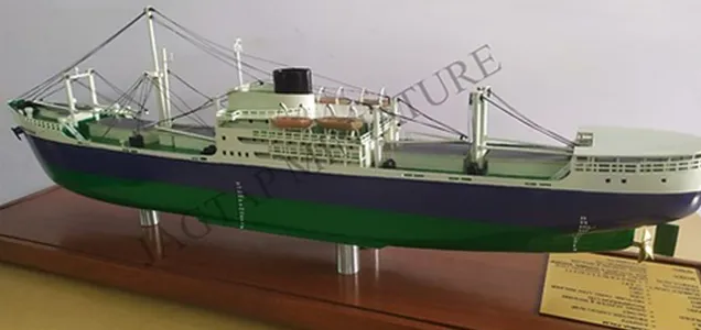 Highly detailed 3D ship model created by expert custom ship model makers